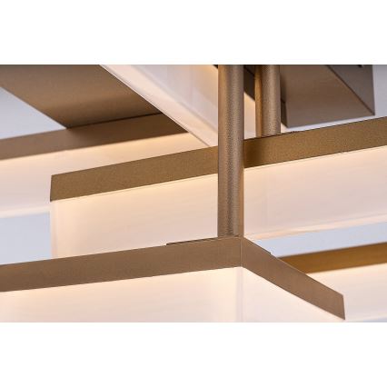 Rabalux - Iluminação de teto LED LED/22W/230V 3000/4000/6500K dourado 47x47 cm