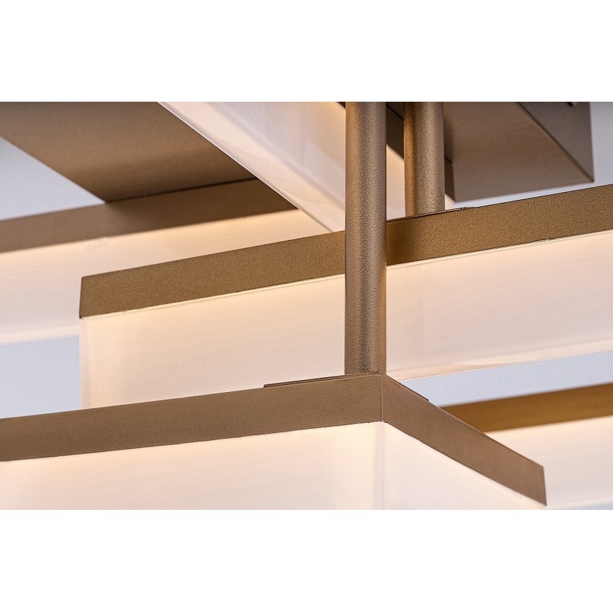 Rabalux - Iluminação de teto LED LED/22W/230V 3000/4000/6500K dourado 47x47 cm