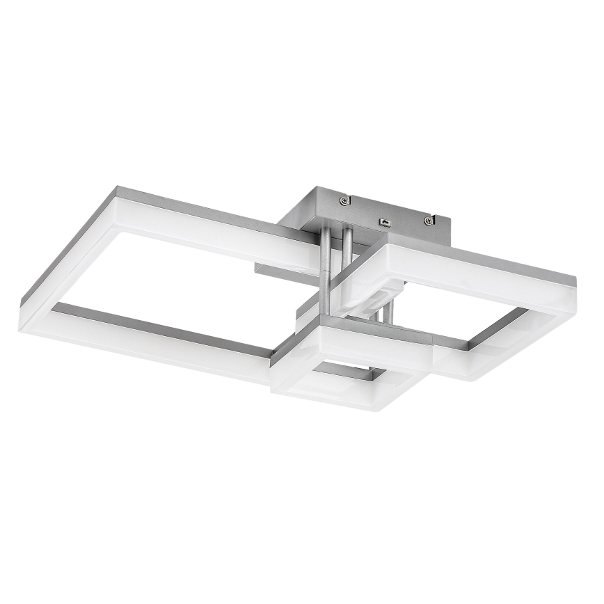 Rabalux - Iluminação de teto LED LED/22W/230V 3000/4000/6500K cromado mate 47x47 cm