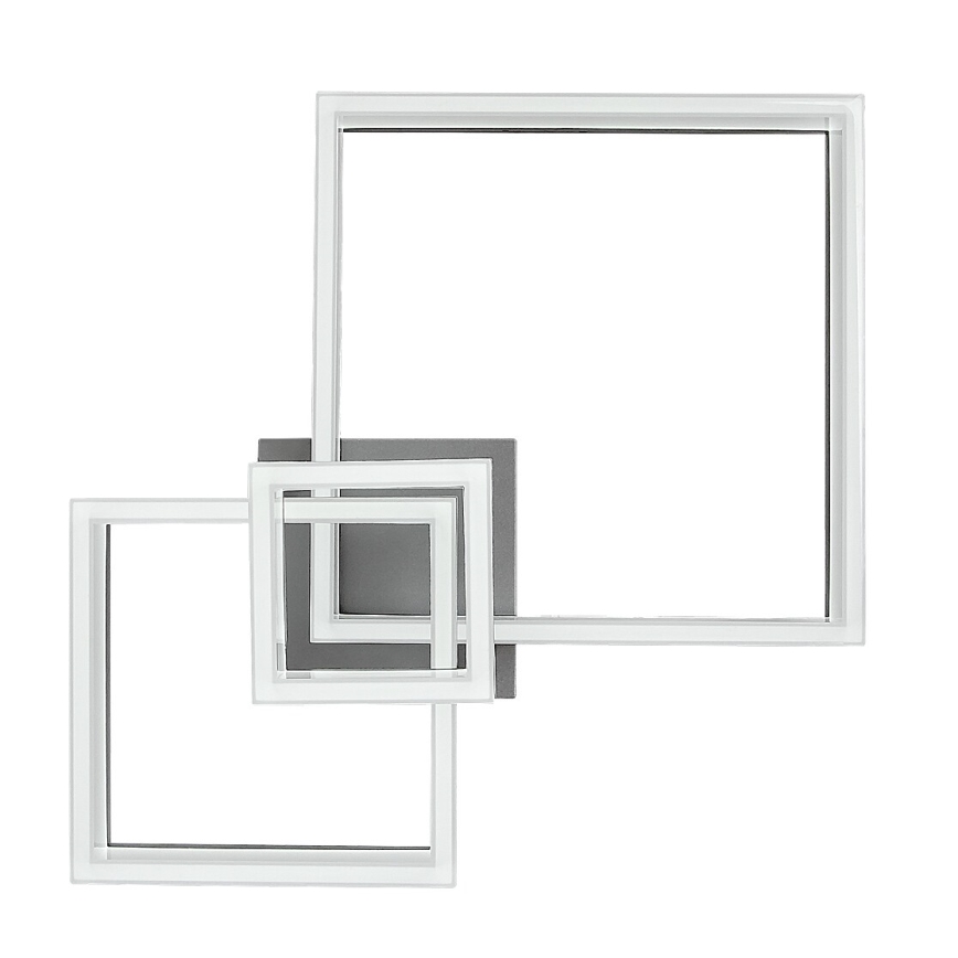 Rabalux - Iluminação de teto LED LED/22W/230V 3000/4000/6500K cromado mate 47x47 cm