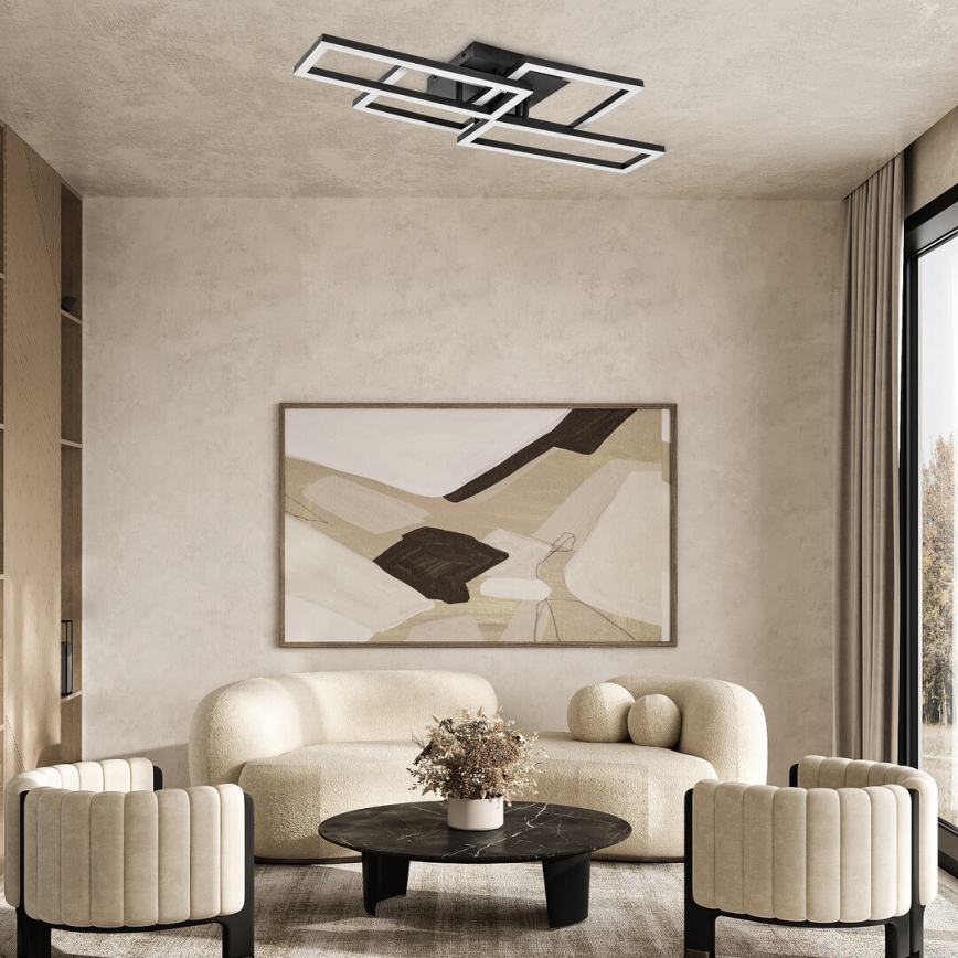 Rabalux - Luminária de teto LED dimerizável LED/40W/230V 3000-6500K 35x70 cm + controlo remoto