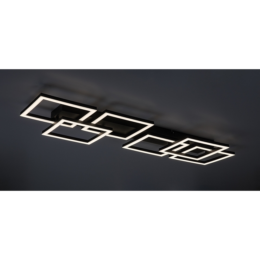 Rabalux - Candeeiro de teto LED dimerizável LED/40W/230V 3000-6500K 33x100 cm preto + controlo remoto