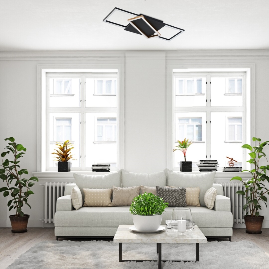 Rabalux - Luminária de teto LED dimerizável LED/40W/230V 3000-6500K 29x66 cm + controlo remoto