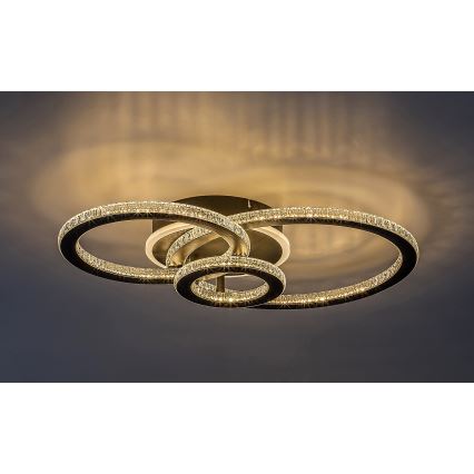 Rabalux - Luminária de teto LED dimerizável LED/40W/230V 3000-6500K + controlo remoto 35x52 cm