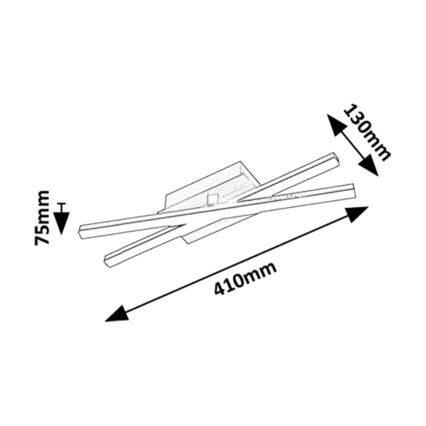 Rabalux - Plafon LED/16W/230V 4000K 13x41 cm