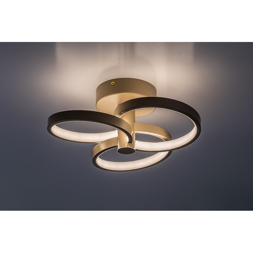 Rabalux - Luminária de teto LED dimável/32W/230V 3000–6500K diâmetro 31 cm bege + controlo remoto