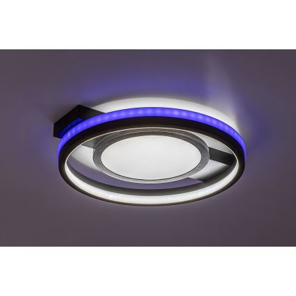 Rabalux - Candeeiro de tecto LED RGB dimerizável LED/40W/230V 3000-6500K + controlo remoto Ø 43 cm