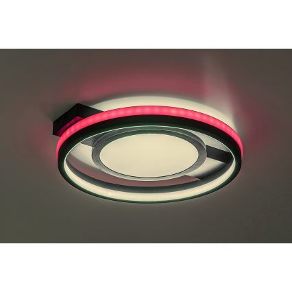 Rabalux - Candeeiro de tecto LED RGB dimerizável LED/40W/230V 3000-6500K + controlo remoto Ø 43 cm