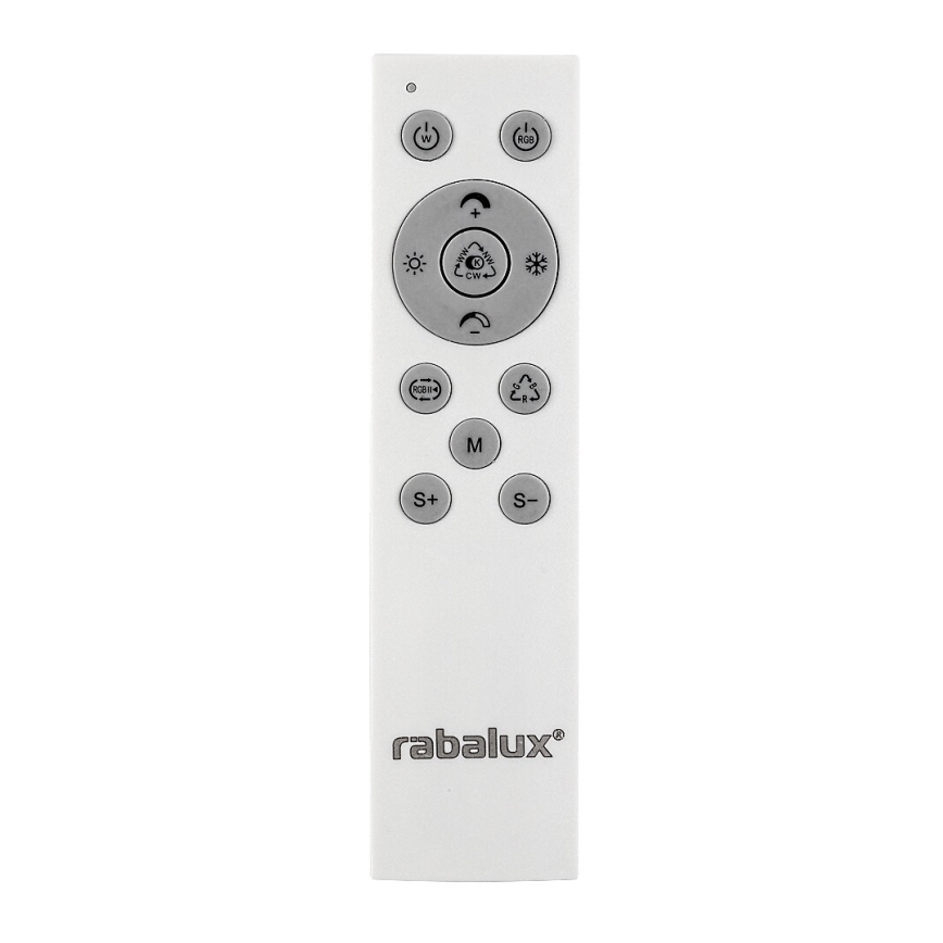 Rabalux - LED RGB Luminária de tecto dimerizável LED/40W/230V 3000-6500K + comando remoto Ø 31 cm