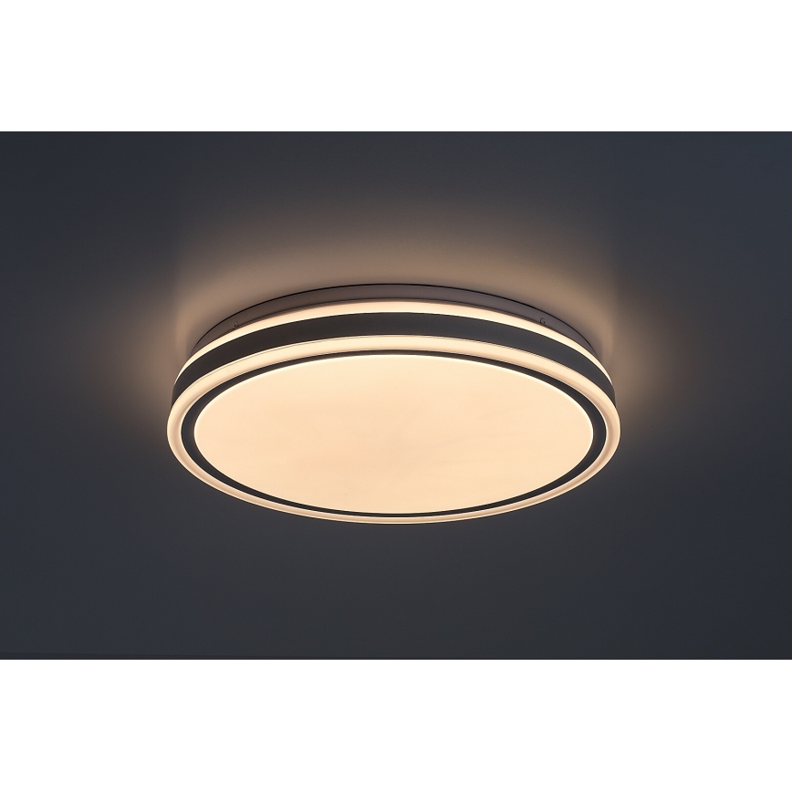 Rabalux - Candeeiro de tecto LED dimerizável LED/23W/230V 3000-6500K diâmetro 38,5 cm branco + comando remoto