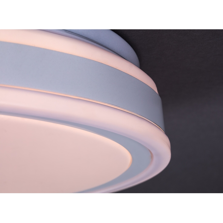 Rabalux - Candeeiro de tecto LED dimerizável LED/23W/230V 3000-6500K diâmetro 38,5 cm branco + comando remoto