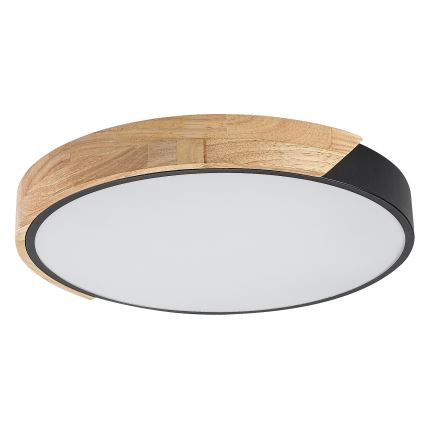 Rabalux - Luminária de teto LED/24W/230V 4000K preto/carvalho Ø 41 cm