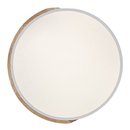 Rabalux - Candeeiro de tecto LED/24W/230V 3000K branco/carvalho Ø 41 cm