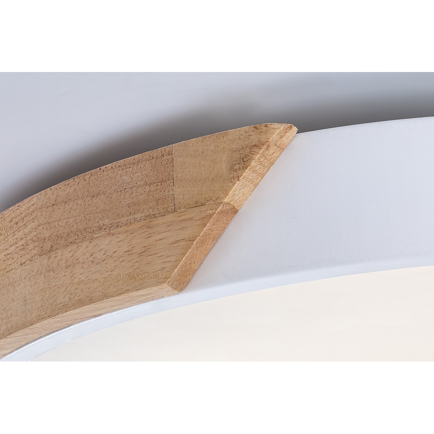 Rabalux - Candeeiro de tecto LED/24W/230V 3000K branco/carvalho Ø 41 cm