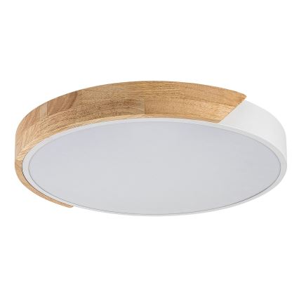 Rabalux - Plafon LED/24W/230V 3000K branco/carvalho Ø 61 cm