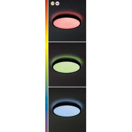 Rabalux - Plafon LED RGB regulável para casa de banho LED/36W/230V 3000-6000K Wi-Fi Tuya IP44 diâmetro 42 cm branco