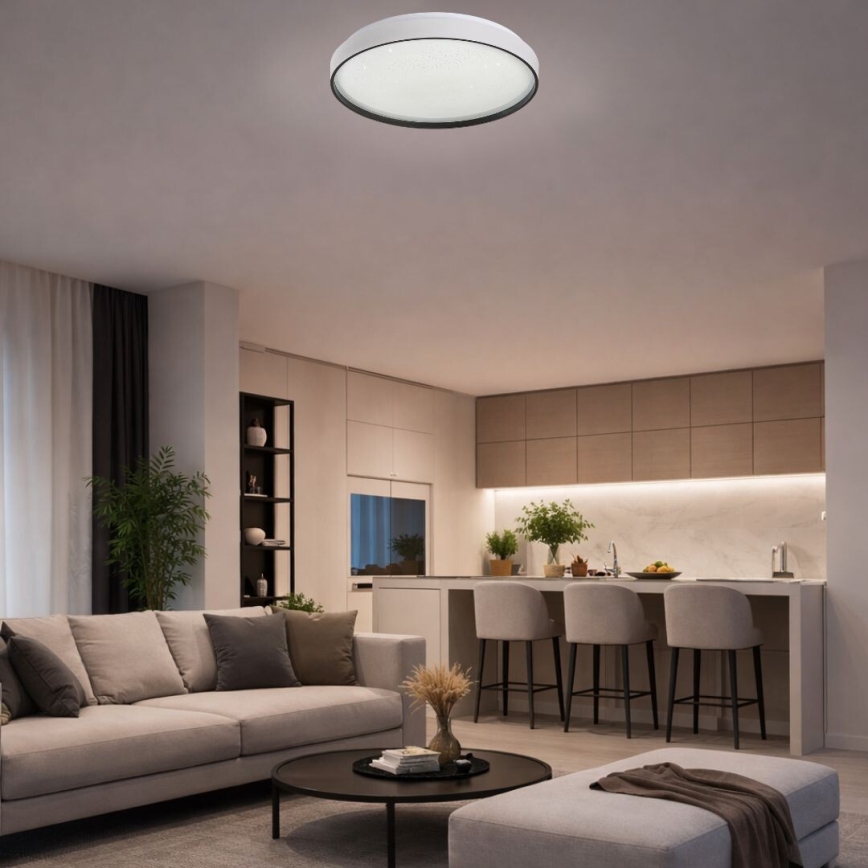 Rabalux - Candeeiro de tecto LED dimável LED/60W/230V 3000–6500 K diâmetro 58 cm + comando remoto