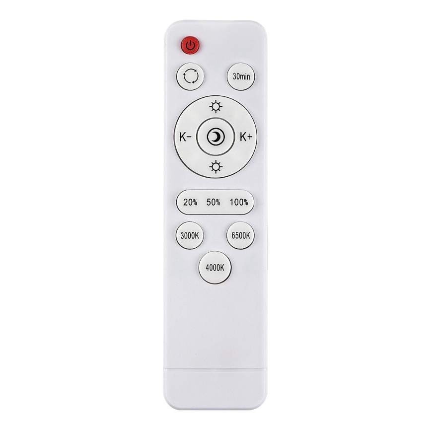 Rabalux - Luminária de teto LED regulável LED/34W/230V 3000-6500K diâmetro 38 cm + controlo remoto