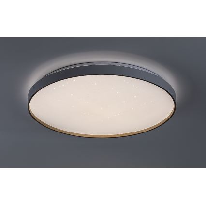 Rabalux - Luminária de teto LED regulável LED/80W/230V 3000-6500K diâmetro 77 cm + controlo remoto
