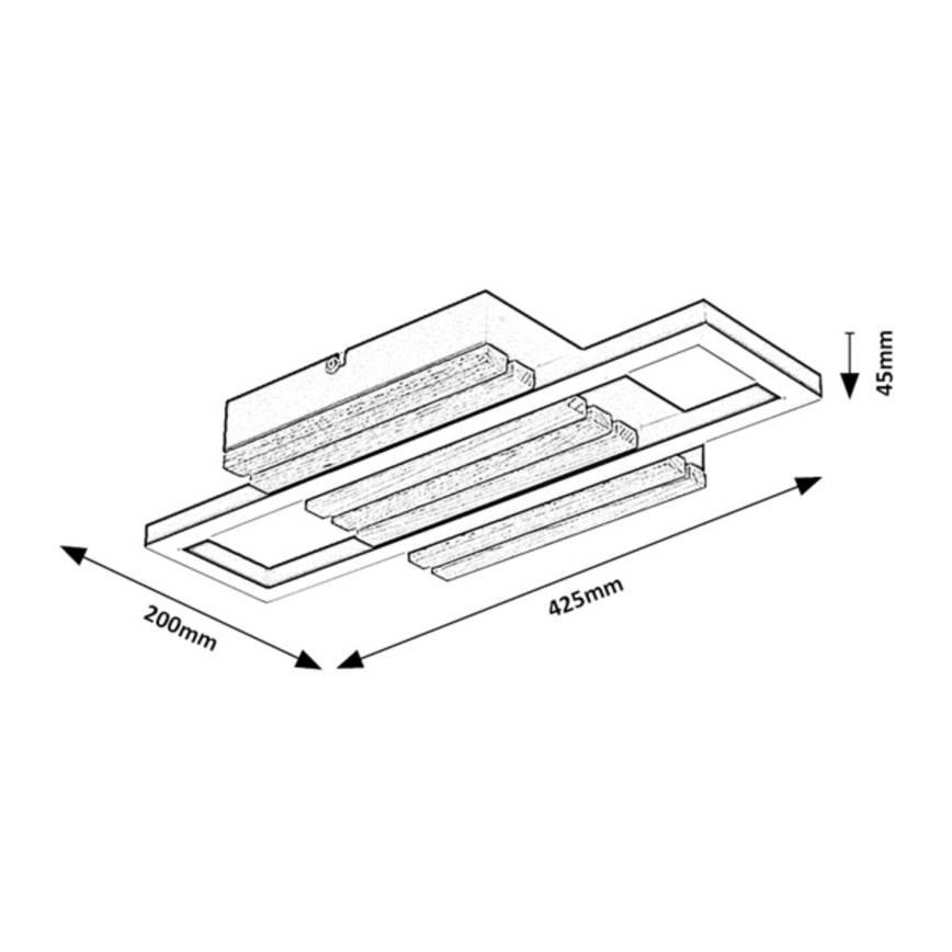 Rabalux - Candeeiro de tecto LED 12W/230V 3000/4500/6000K