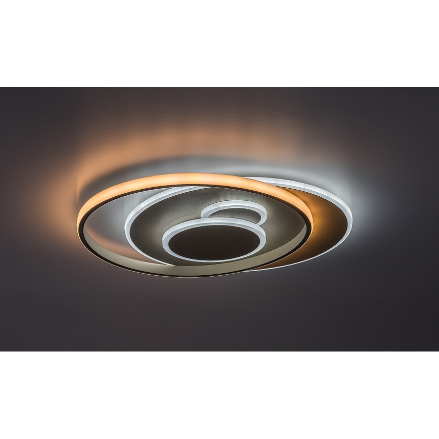 Rabalux - Candeeiro de teto LED regulável LED/57W/230V 3000-6000K 48,5x40 cm + controlo remoto