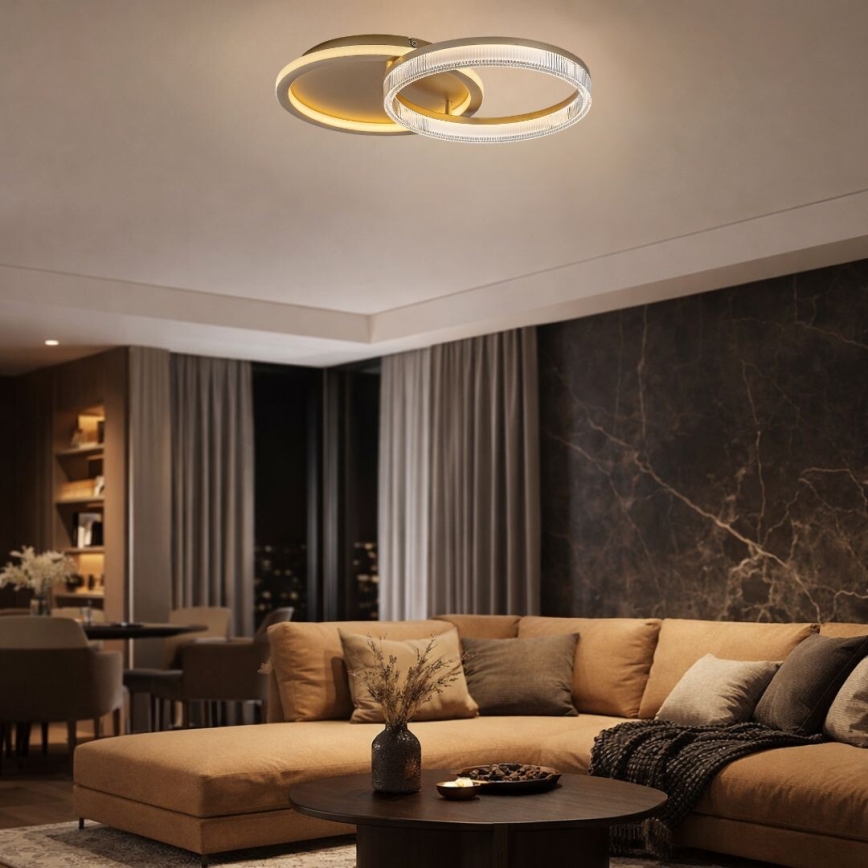 Rabalux - Candeeiro de teto LED dimável LED/22W/230V 3000-6500K 53,5x35 cm + comando remoto