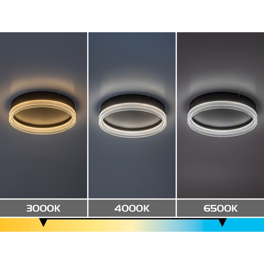 Rabalux - Candeeiro de teto LED regulável LED/18W/230V 3000-6500K Ø 33 cm + controlo remoto