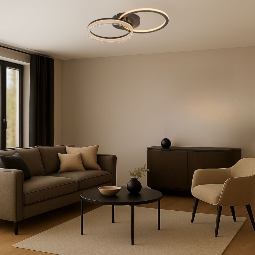 Rabalux - Candeeiro de teto LED dimerizável LED/38W/230V 3000-6500K 60x35 cm + comando remoto