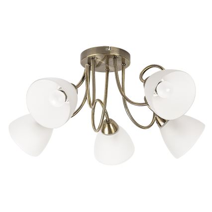 Rabalux - Candeeiro de tecto sobreposto 5xE27/60W/230V