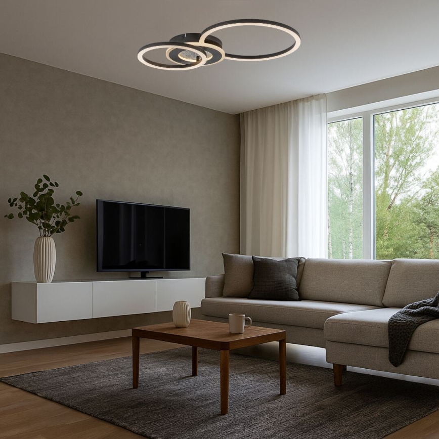 Rabalux - Candeeiro de tecto LED dimerizável/24W/230V 3000-6500K 46x33 cm + comando remoto