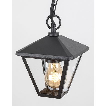 Rabalux - Luminária de exterior suspensa com corrente 1xE27/40W/230V IP44