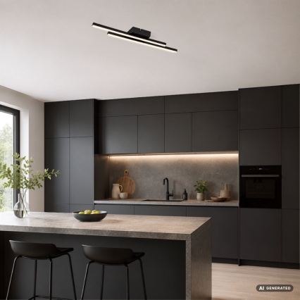 Rabalux - Luminária de teto LED/12W/230V 4000K preta