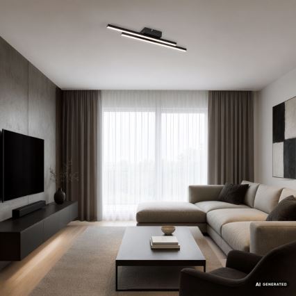 Rabalux - Luminária de teto LED/12W/230V 4000K preta