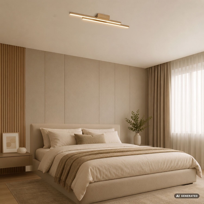 Rabalux - Luminária de teto LED/12W/230V 3000K dourada