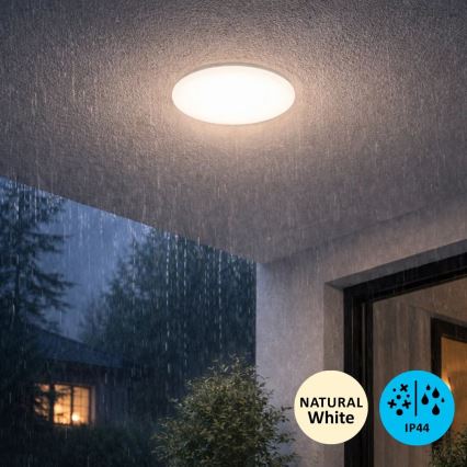 Rabalux - Candeeiro de tecto LED para casa de banho LED/12W/230V IP44 4000K Ø 25,5 cm