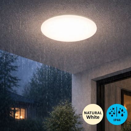 Rabalux - Candeeiro de tecto para casa de banho LED/24W/230V IP44 4000K Ø 37,5 cm