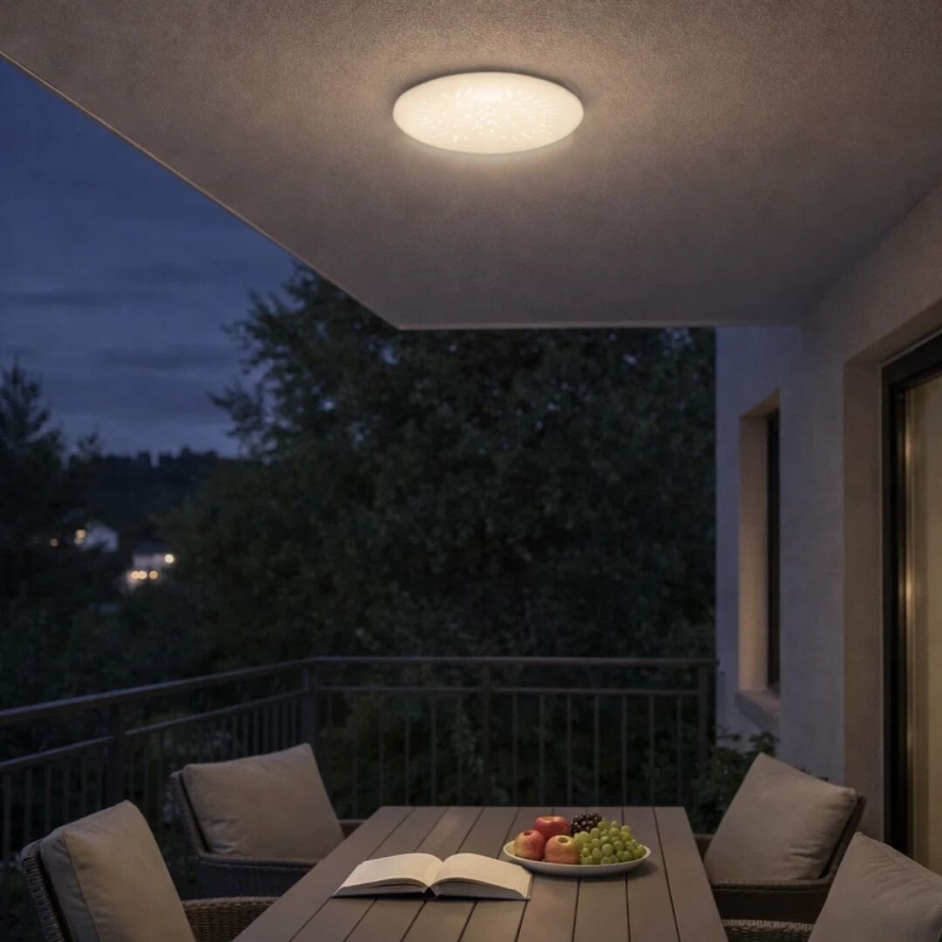 Rabalux - Candeeiro de tecto LED/12/230V, 4000 K, diâmetro 25,5 cm