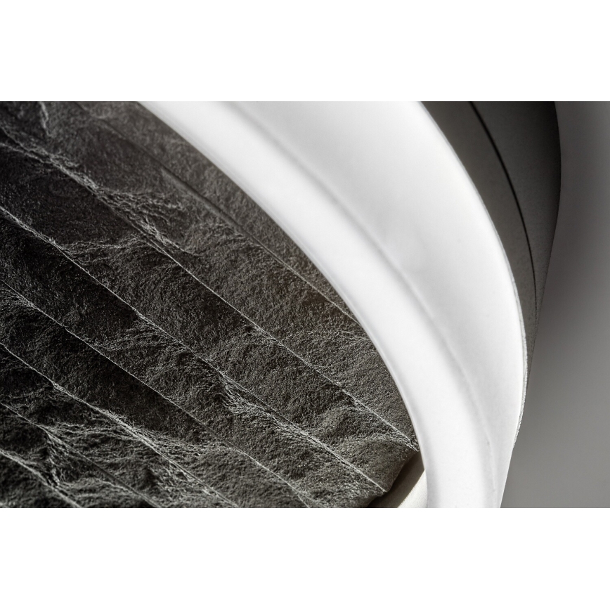 Rabalux - Luminária de teto LED dimerizável LED/24W/230V 3000-6500K Ø 40 cm preta + comando remoto
