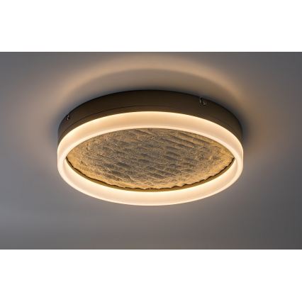 Rabalux - Luminária de teto LED regulável LED/24W/230V 3000-6500K Ø 40 cm bege + controlo remoto