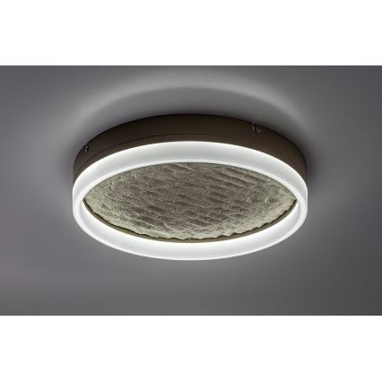 Rabalux - Luminária de teto LED regulável LED/24W/230V 3000-6500K Ø 40 cm bege + controlo remoto