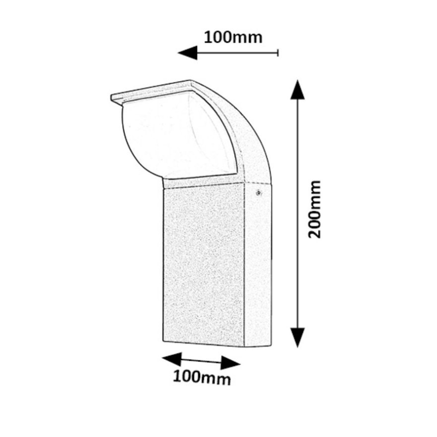 Rabalux - Luminária de parede LED para exterior LED/9W/230V IP65