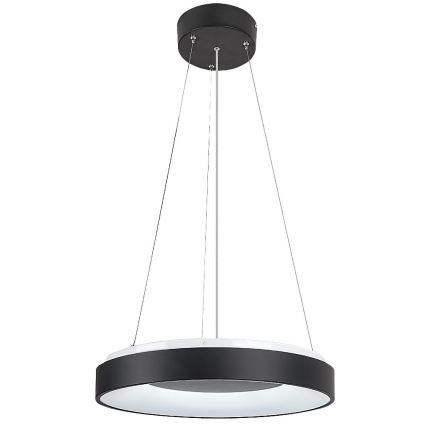 Rabalux - Lustre LED regulável em cabo LED/38W/230V 3000-6500K preto + comando à distância