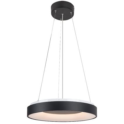 Rabalux - Lustre LED regulável em cabo LED/38W/230V 3000-6500K preto + comando à distância