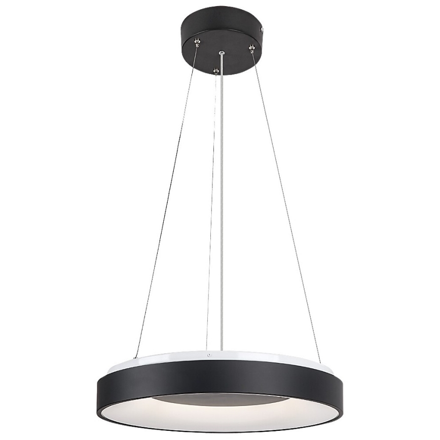 Rabalux - Lustre LED regulável em cabo LED/38W/230V 3000-6500K preto + comando à distância