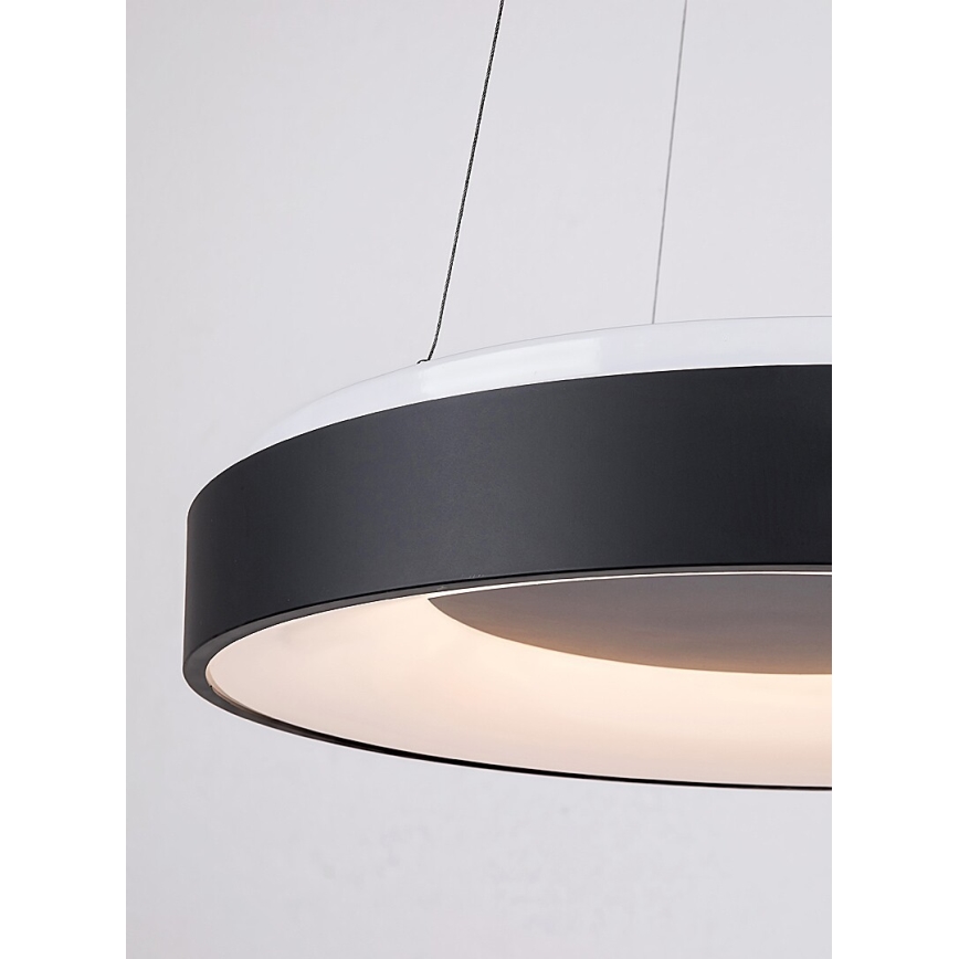 Rabalux - Lustre LED regulável em cabo LED/38W/230V 3000-6500K preto + comando à distância