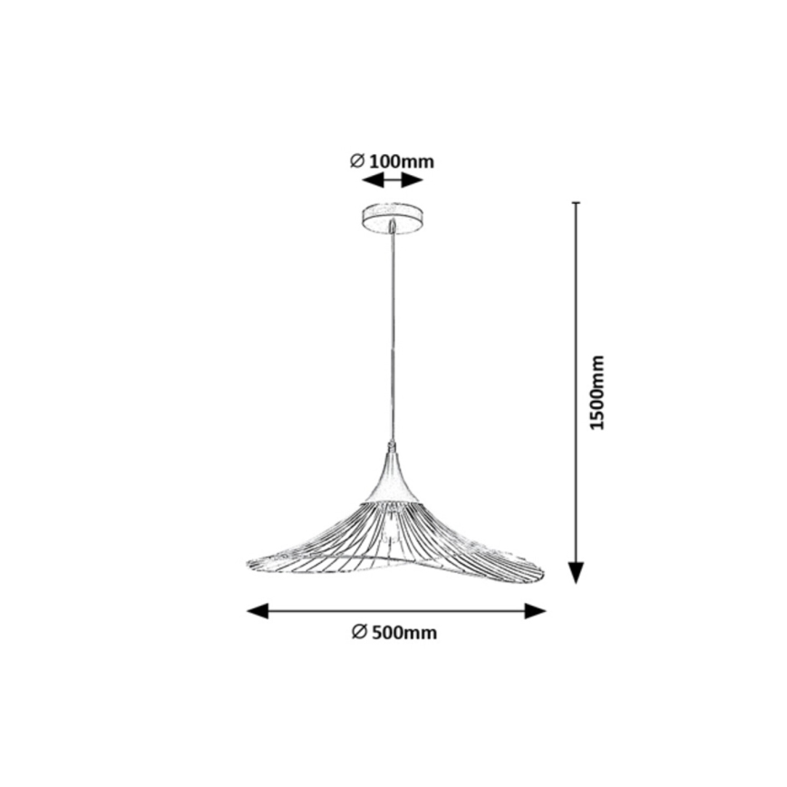 Rabalux - Candelabro suspenso 1xE27/60W/230V