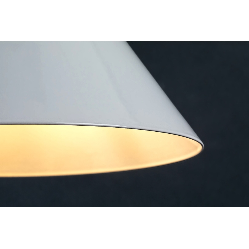 Rabalux 72008 - Luminária pendente com cabo 1xE27/40W/230V Ø 25 cm branca