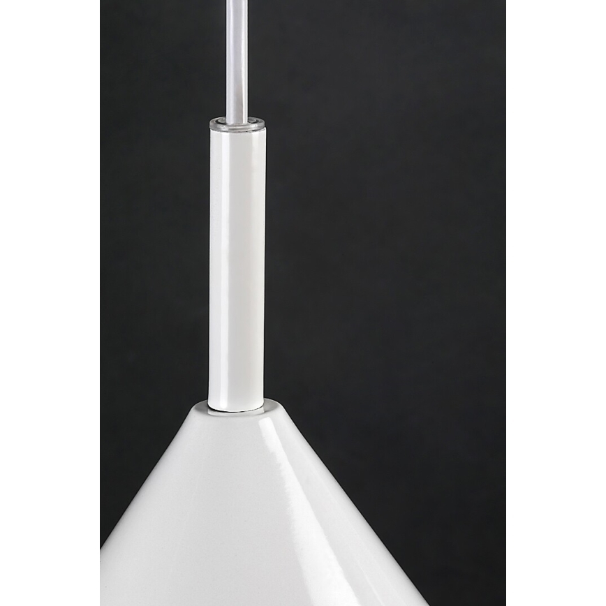 Rabalux 72008 - Luminária pendente com cabo 1xE27/40W/230V Ø 25 cm branca