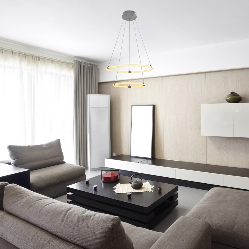 Rabalux - Lustre LED dimmerizável com cabo LED/55W/230V + comando à distância