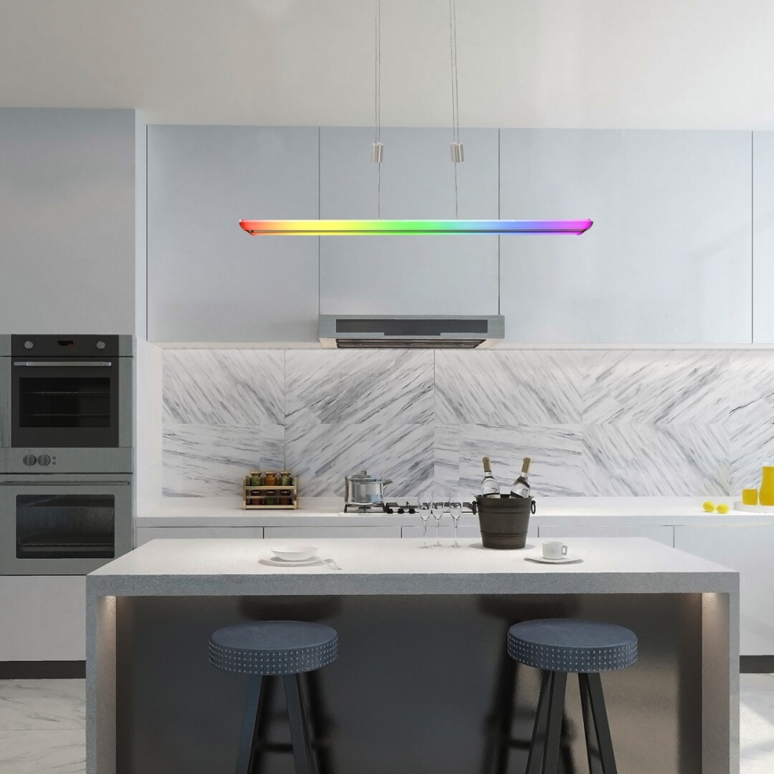 Rabalux - Lustre LED RGB regulável com cabo LED/24W/230V Wi-Fi Tuya + controlo remoto